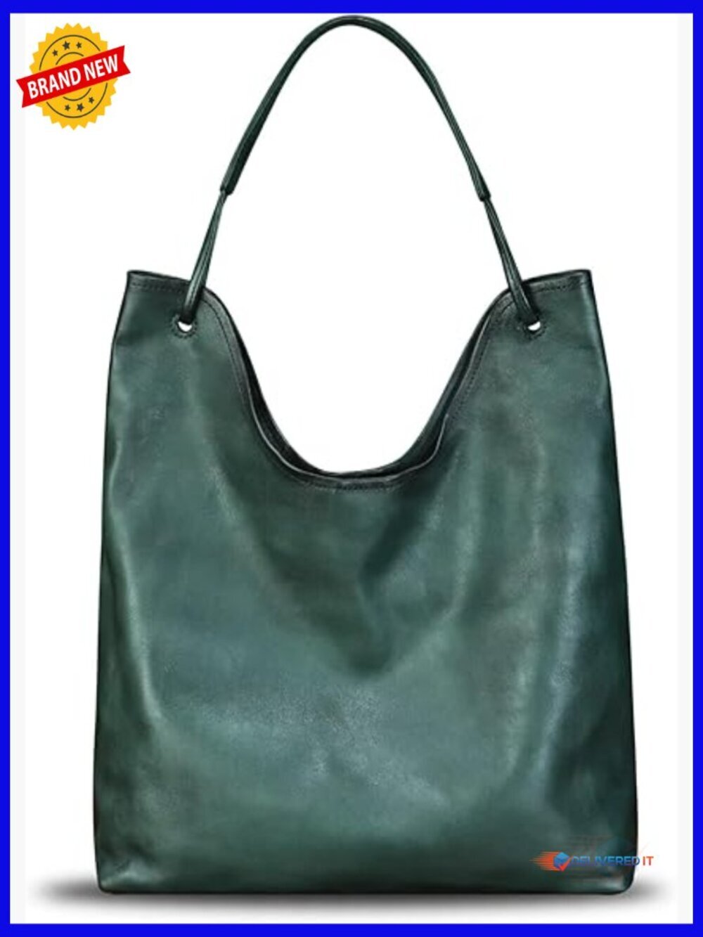 Genuine Leather Hobo Bag Large Tote Vintage Satchel Purse Shoulder Bag Work